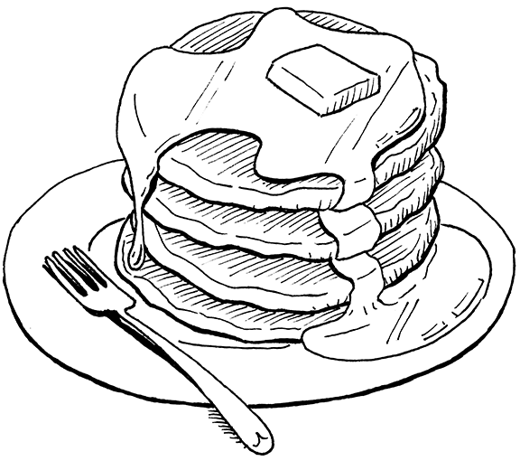 A stack... of pancakes.
